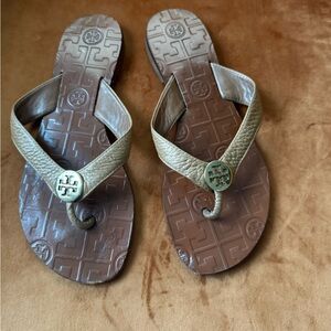 Tory Burch Leather Thong Sandals
